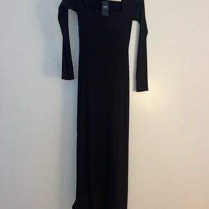 Chic Black Long Sleeve Dress